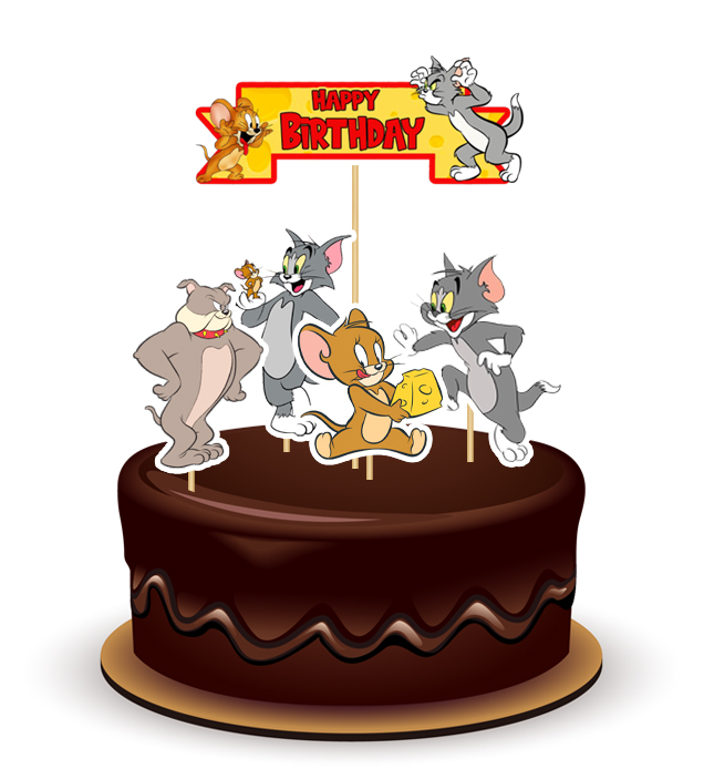 Joyful Tom & Jerry Theme Topper *1 Set*