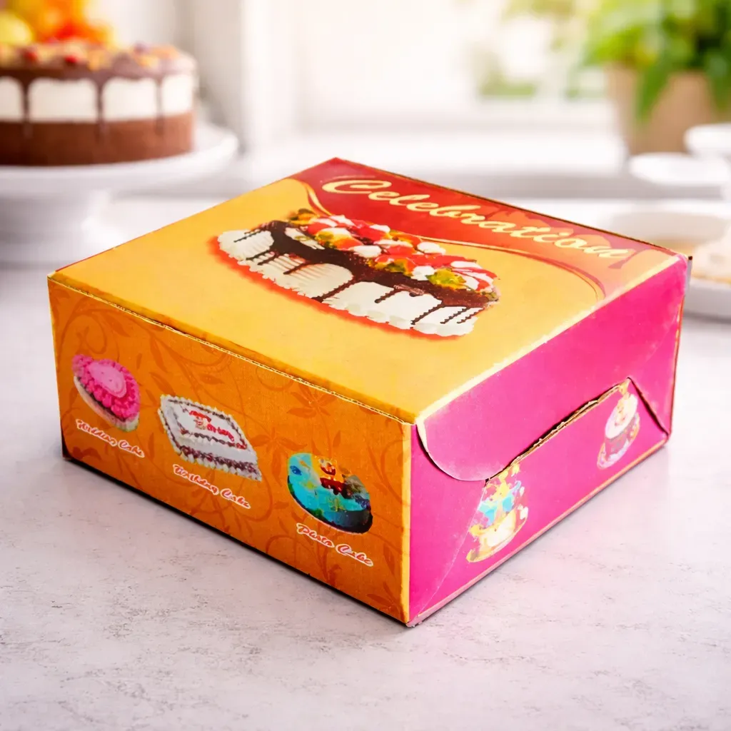 CORRUGATED CAKE BOX FOR 2 KGS CAKE