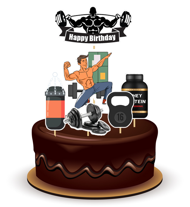 Joyful Gym Boy Theme Topper *1 Set*