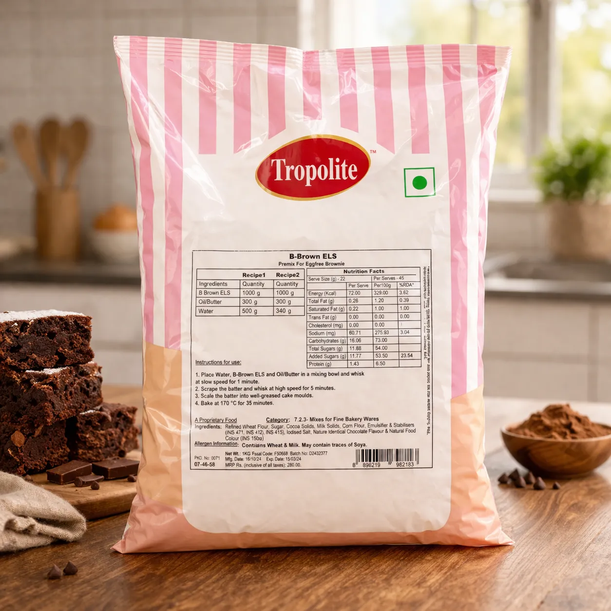 TROPOLITE BROWNIE ELS PREMIX *1 KGS*