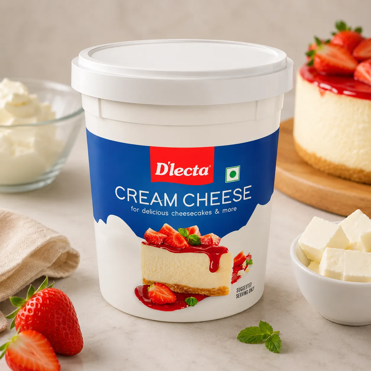 DLECTA CREAM CHEESE *1 KGS*
