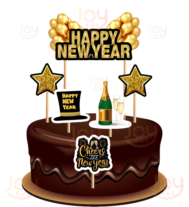 Joyful New Year 2026 Theme Topper *1 Set*  