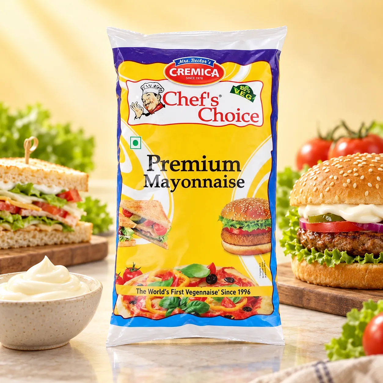 CREMICA CHEF'S CHOICE PREMIUM MAYONNAISE *1 KGS*