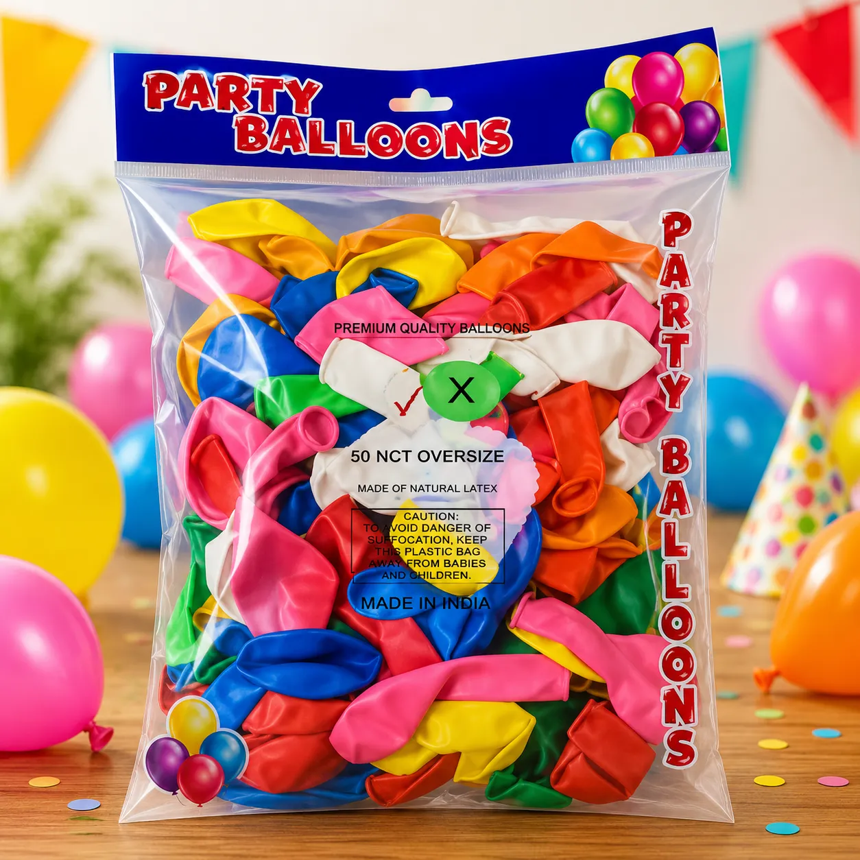 PARTY BALOON REGULAR SIZE *50 PCS*