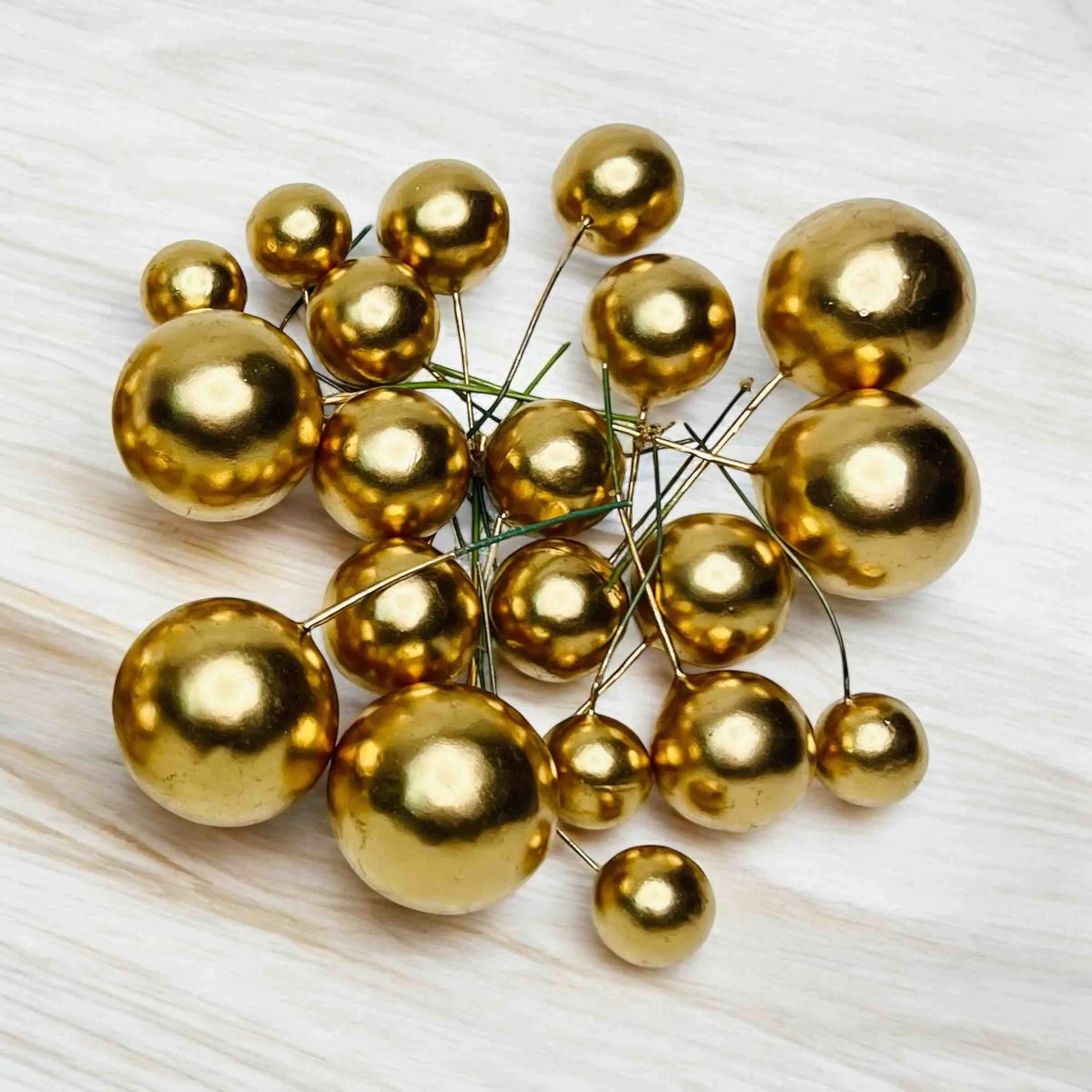 FAUX BALL CAKE TOPPER *20 PCS*
