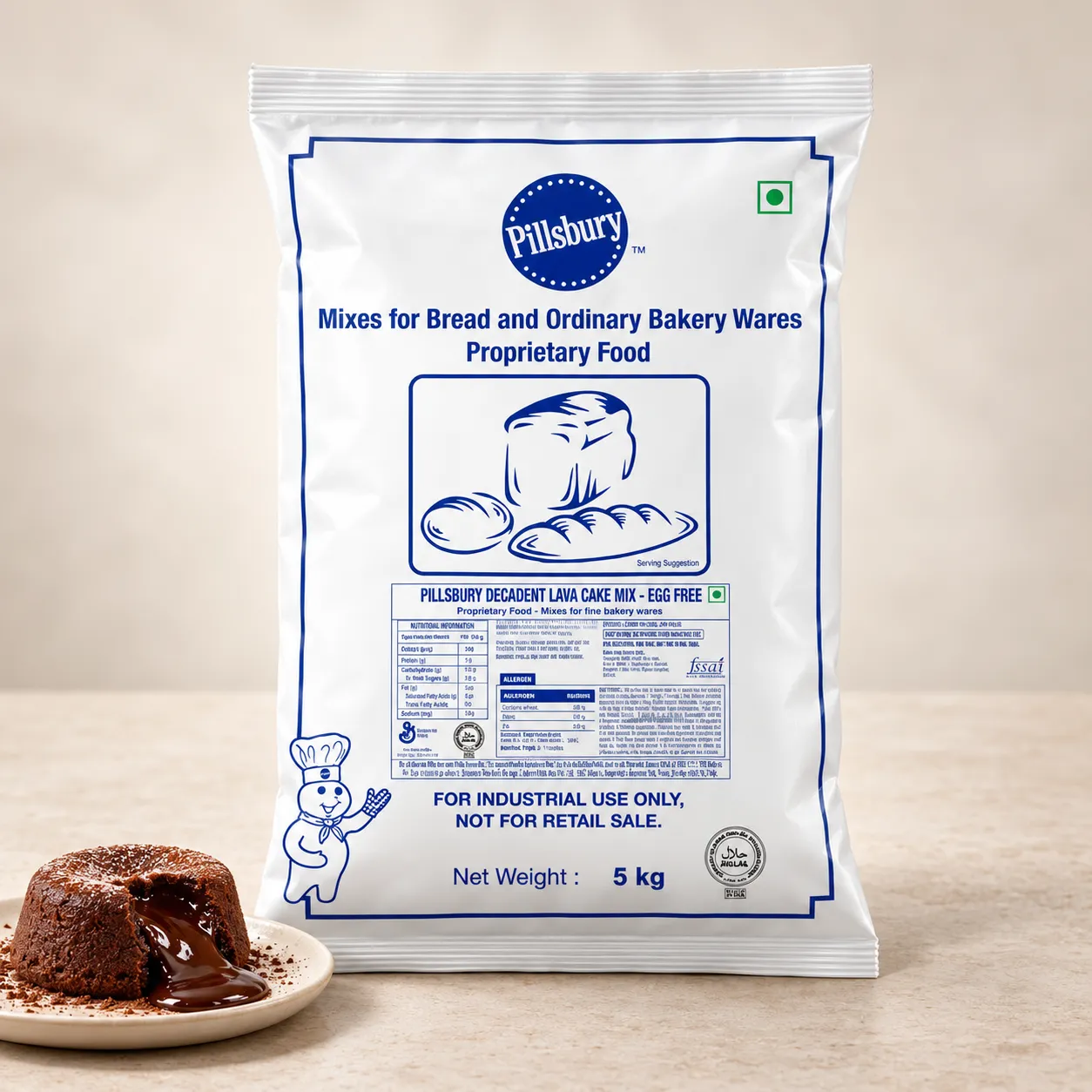 PILLSBURY EGG FREE LAVA CAKE MIX *5 KGS*