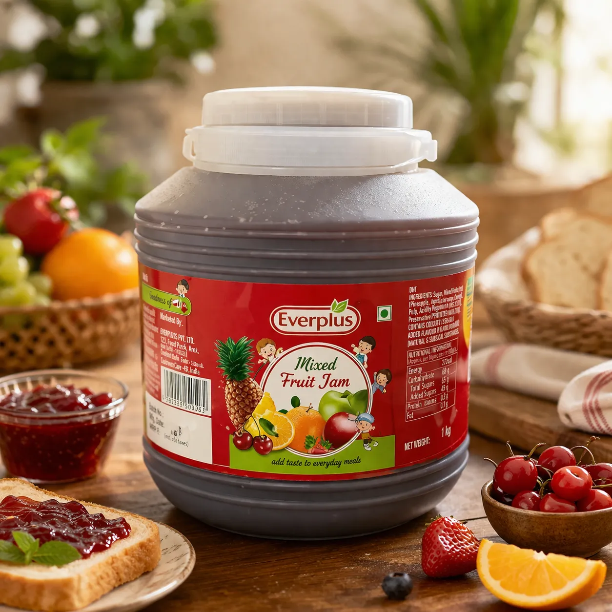 EVEREST MIX FRUIT JAM *4.5KG*