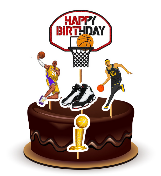 Joyful Basketball Theme Topper *1 Set*