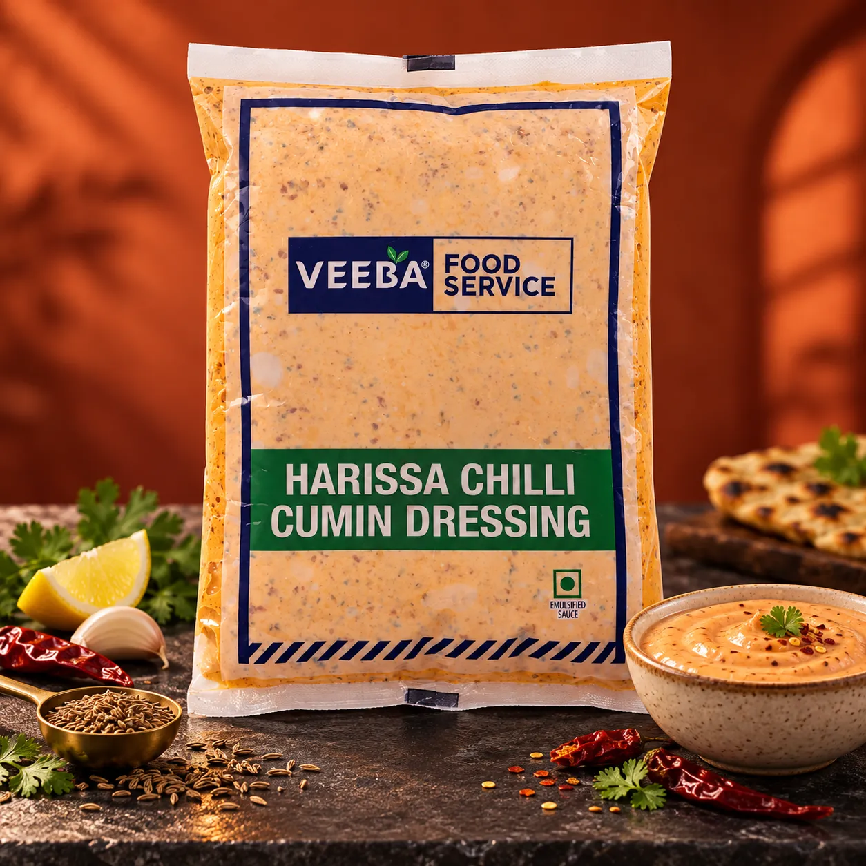 VEEBA HARISSA CHILLI CUMIN DRESSING *1 KGS*