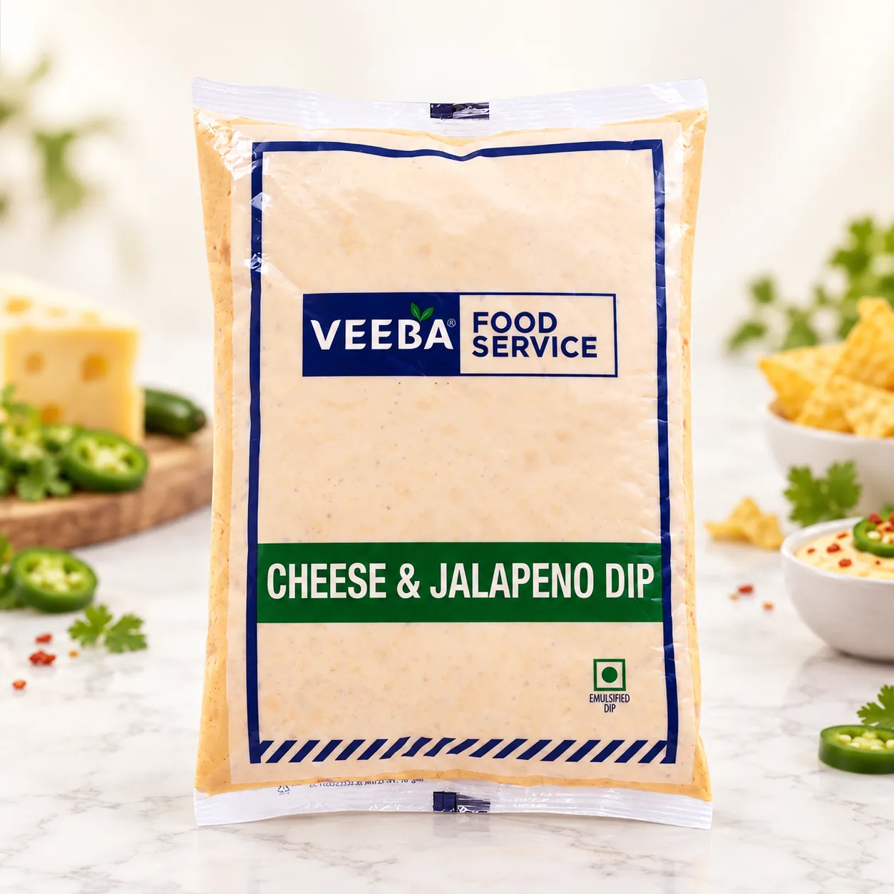 VEEBA CHEESE AND JALAPENO DIP *1 KGS*