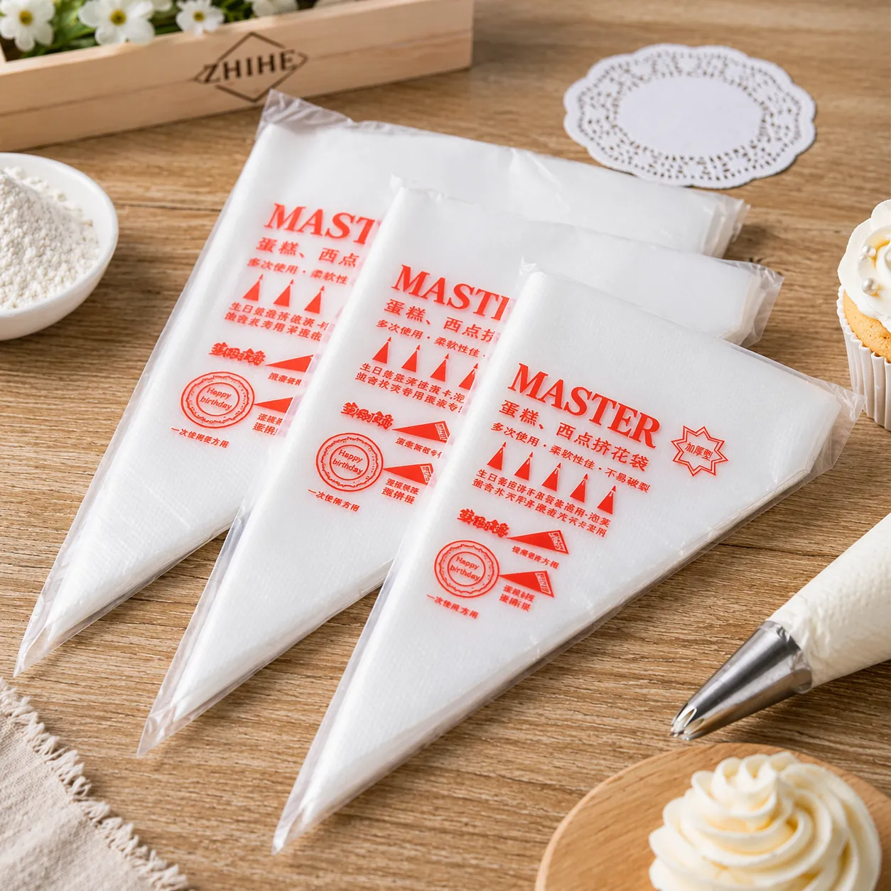 DISPOSABLE PIPING BAG *100 PCS*
