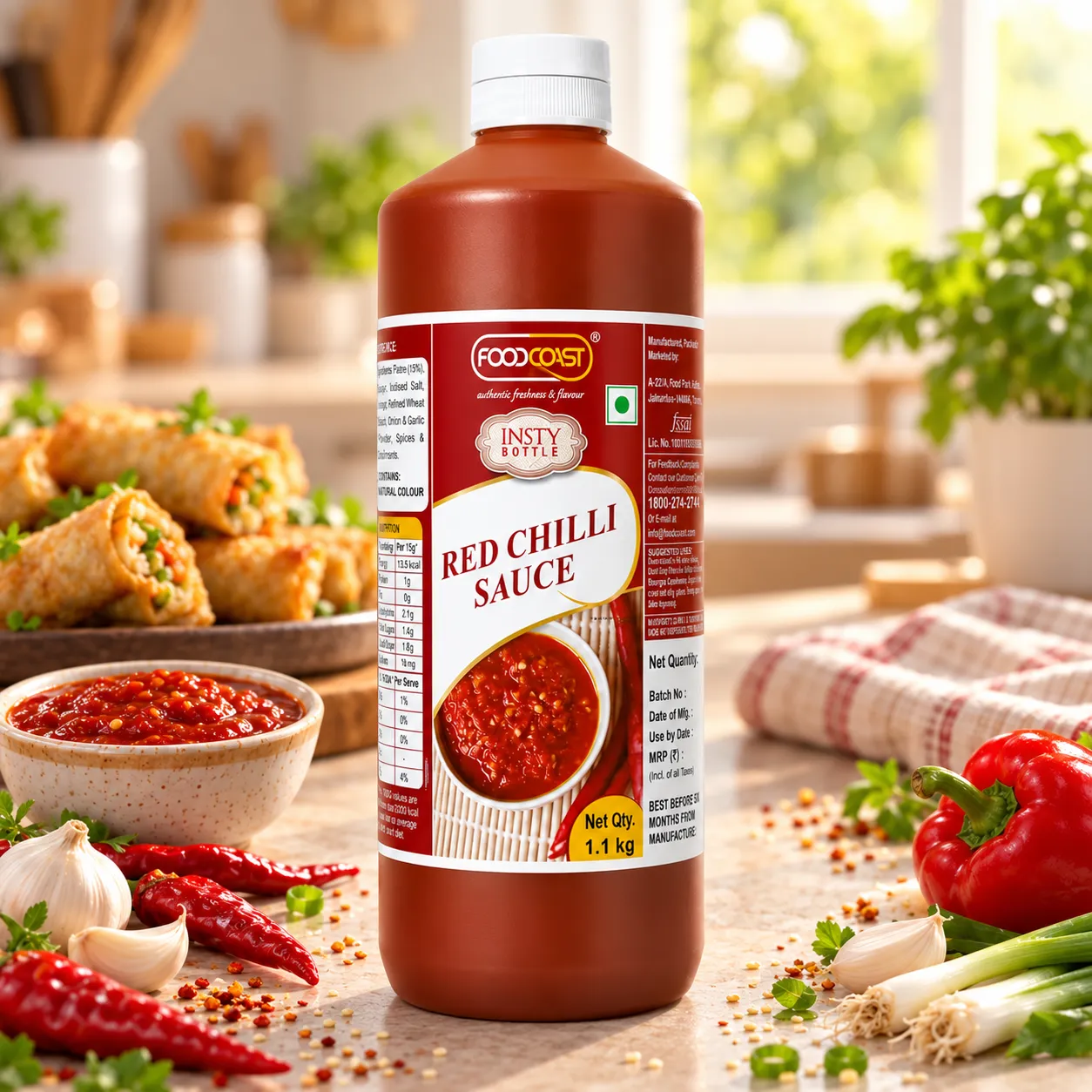 FOODCOAST RED CHILLI SAUCE *1.1KGS*
