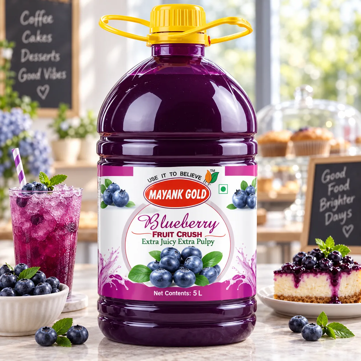 CHIRAG BLUEBERRY CRUSH *5 LTR*