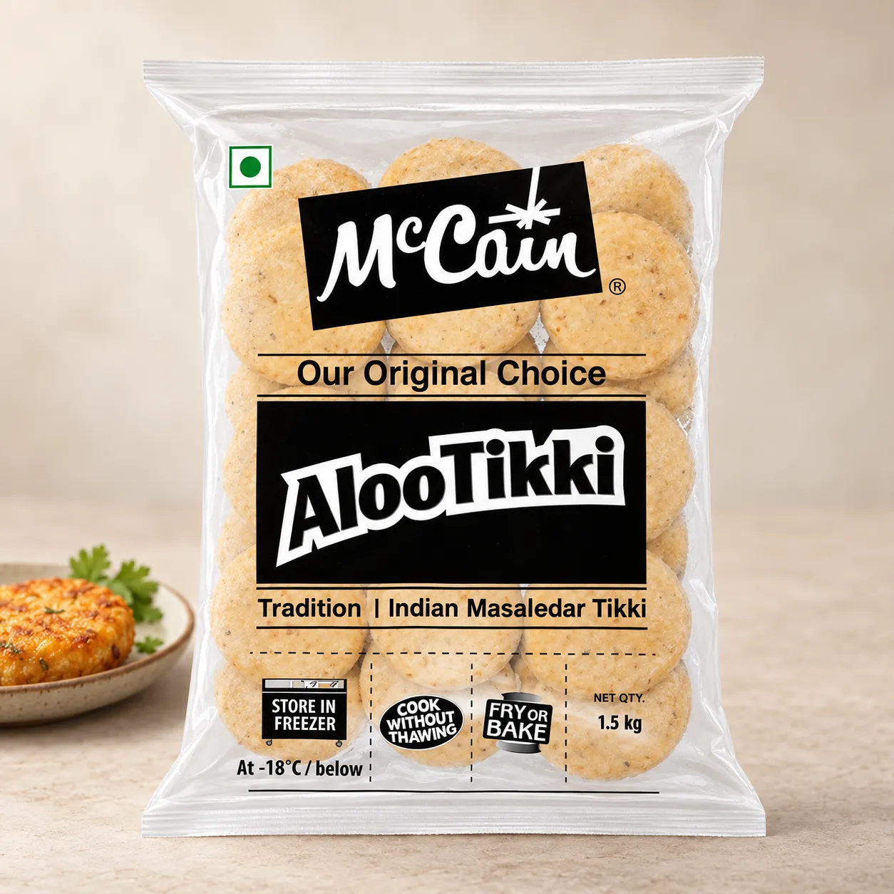 MCCAIN ALOO TIKKI *1.5 KGS*