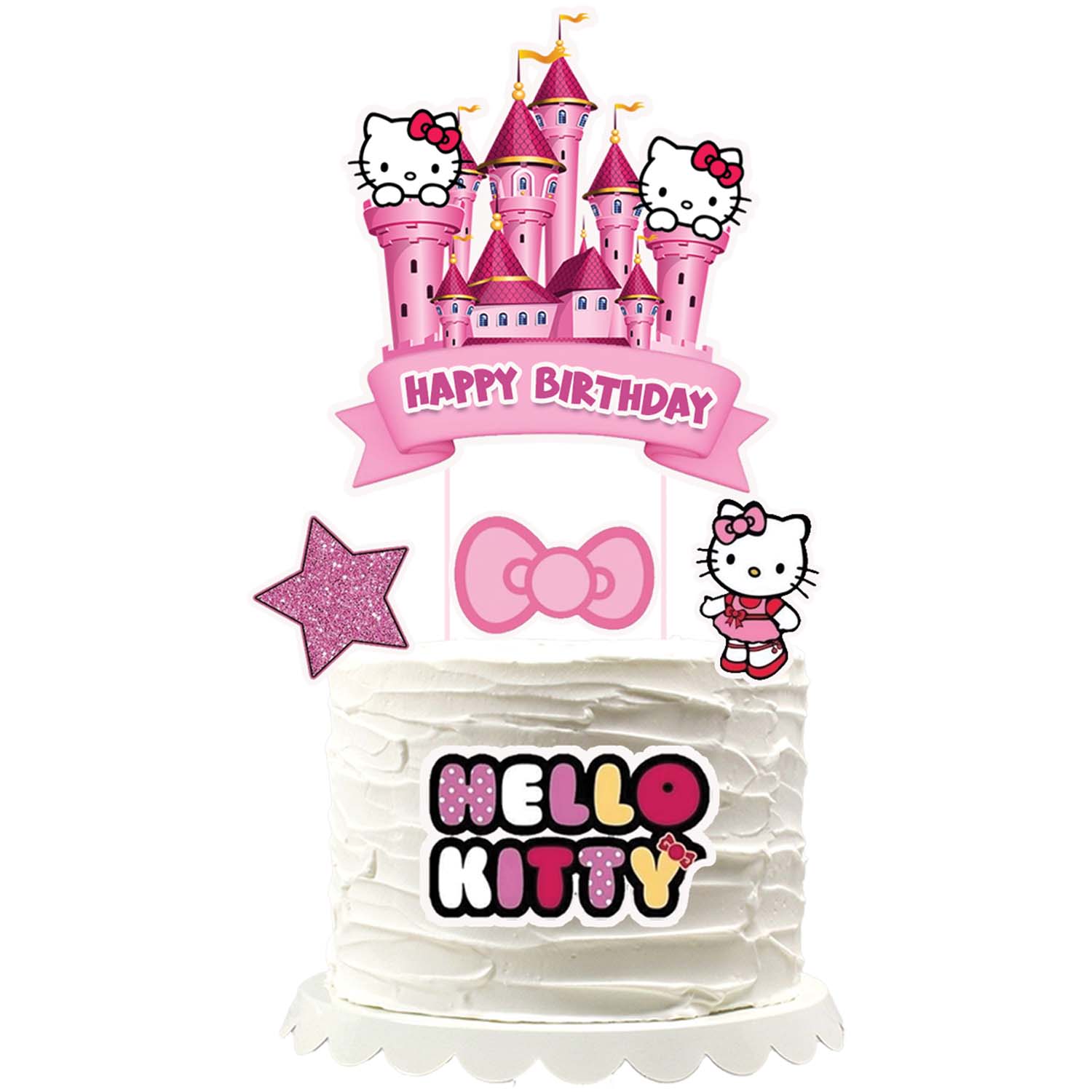 Joyful Hello kitty Theme Topper *1 Set*