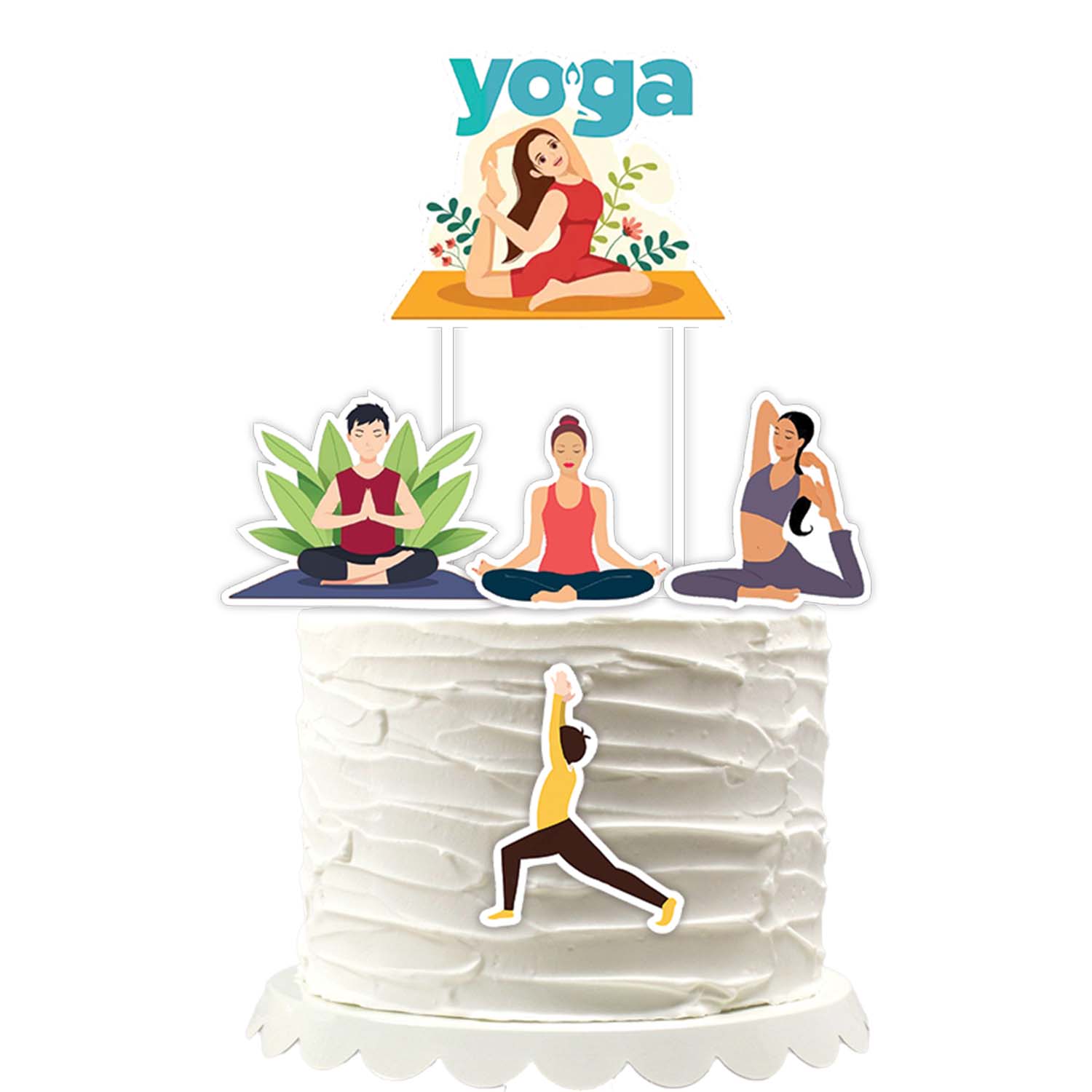 Joyful Yoga Theme Topper *1 Set*