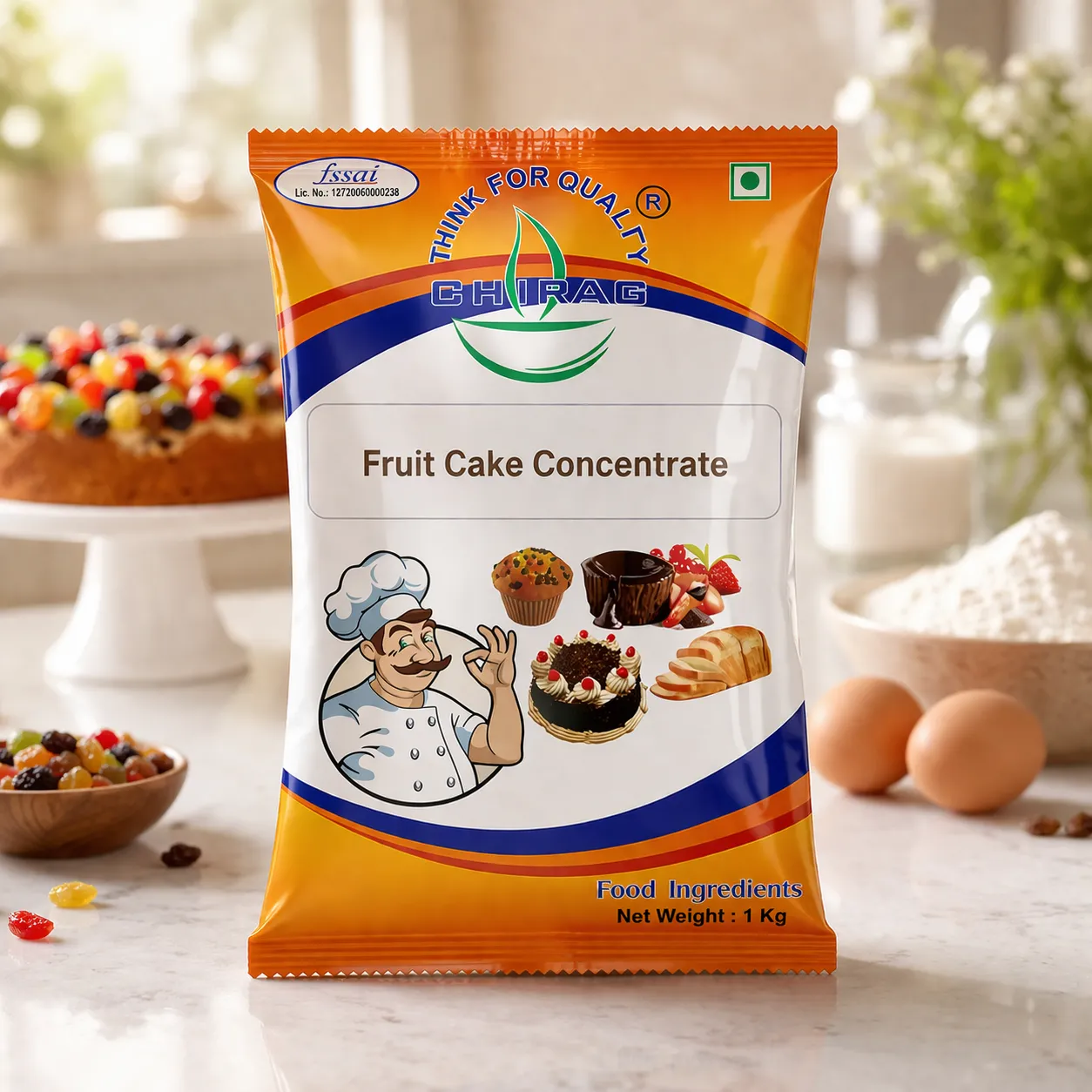 CHIRAG EGGFREE DRYFRUIT CONC *1 KGS*
