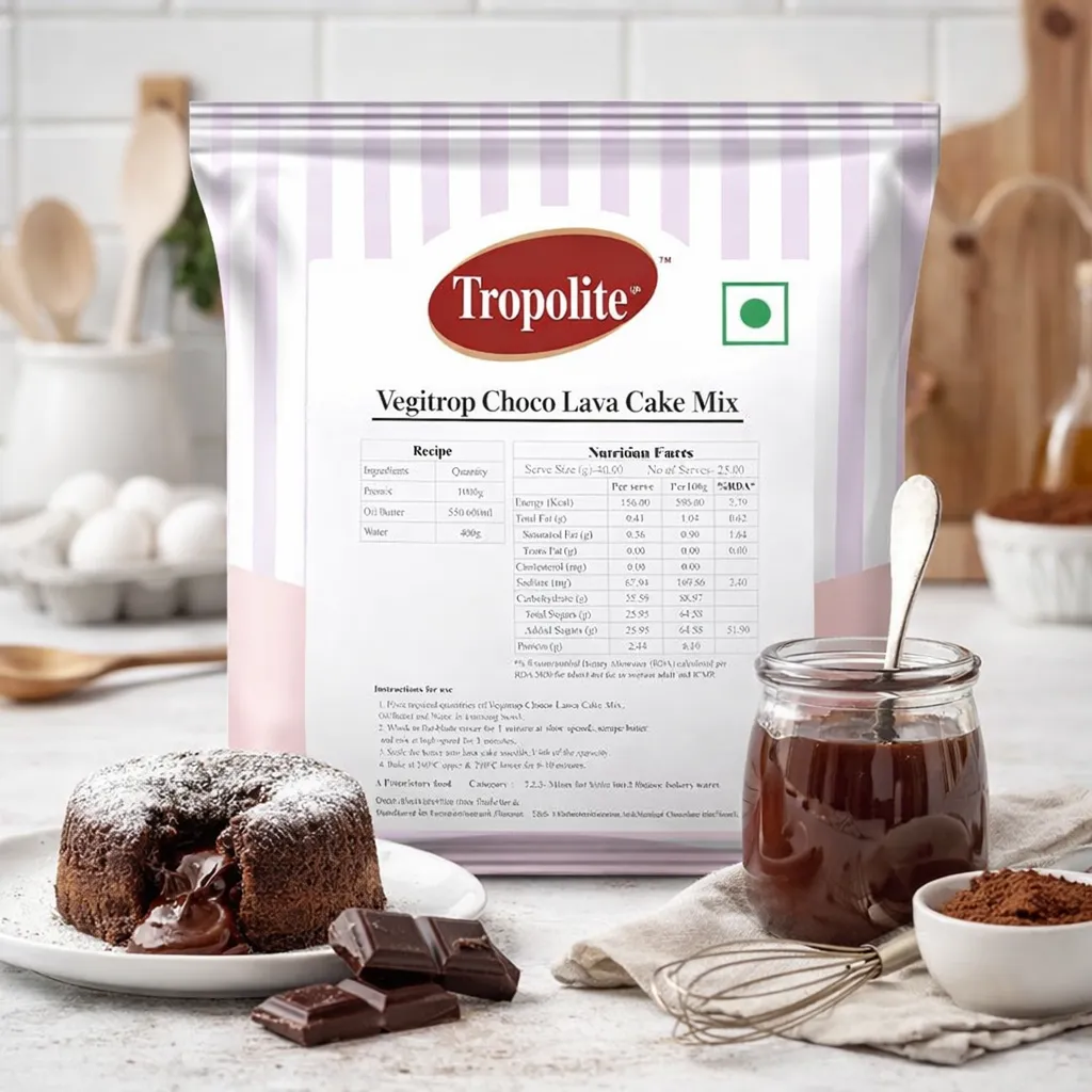 TROPOLITE VEGITROP CHOCO LAVA PREMIX *1 KGS*