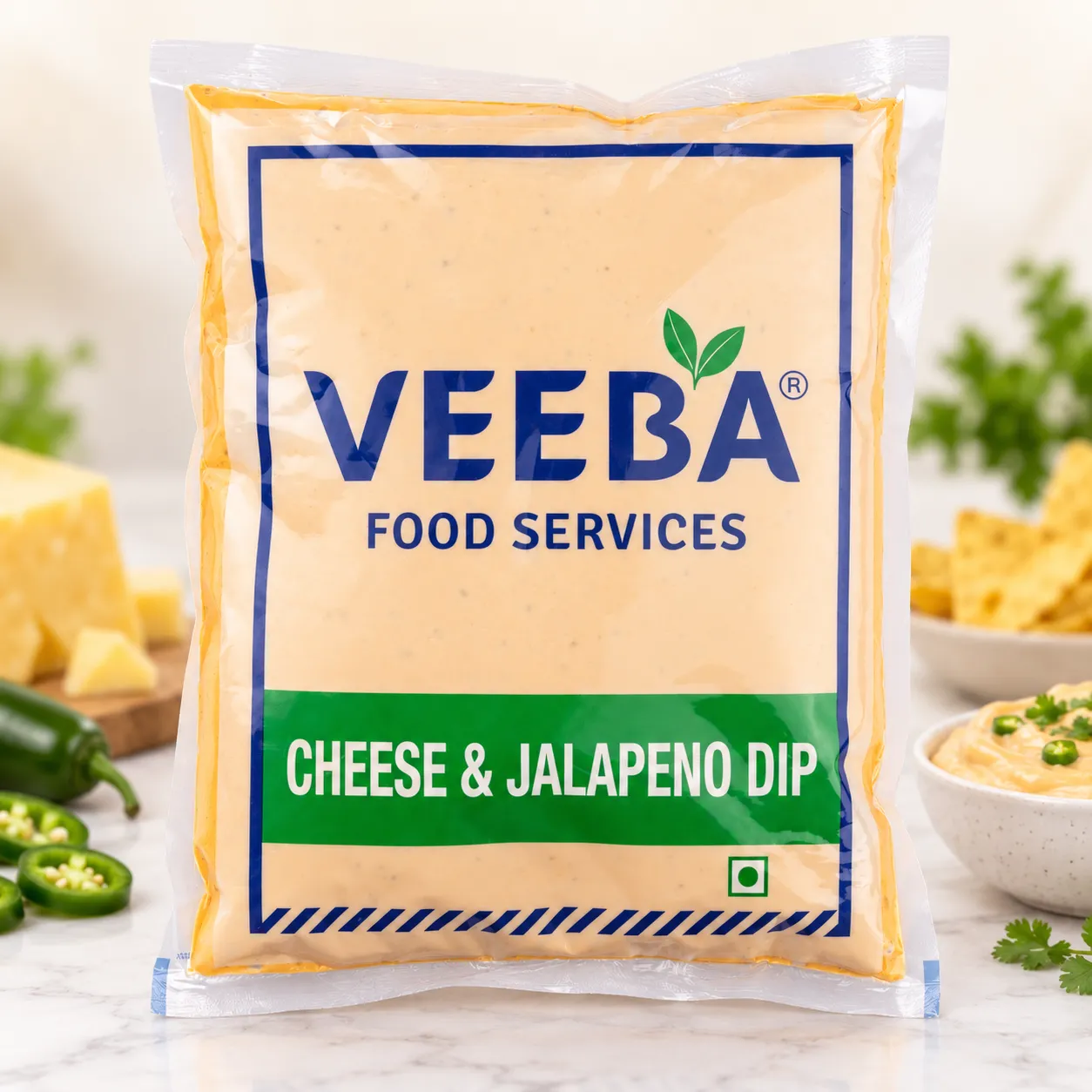 VEEBA CHEESE & JALAPENO DIP *1 KGS*