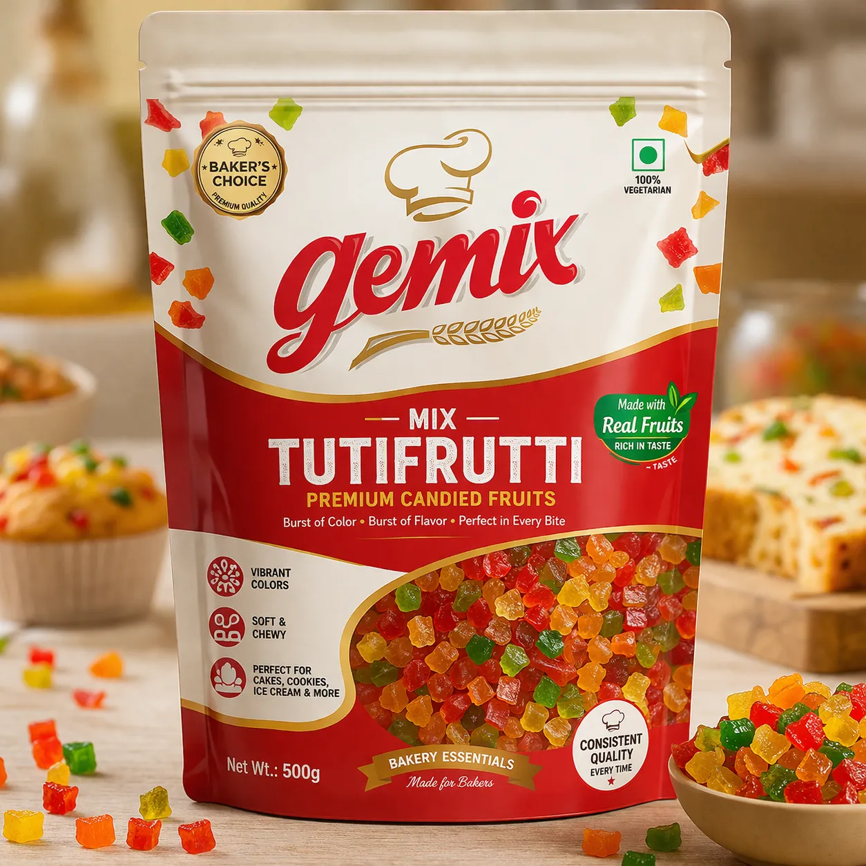 GEMIX TUTTI FRUTTI MIX *1 KGS*