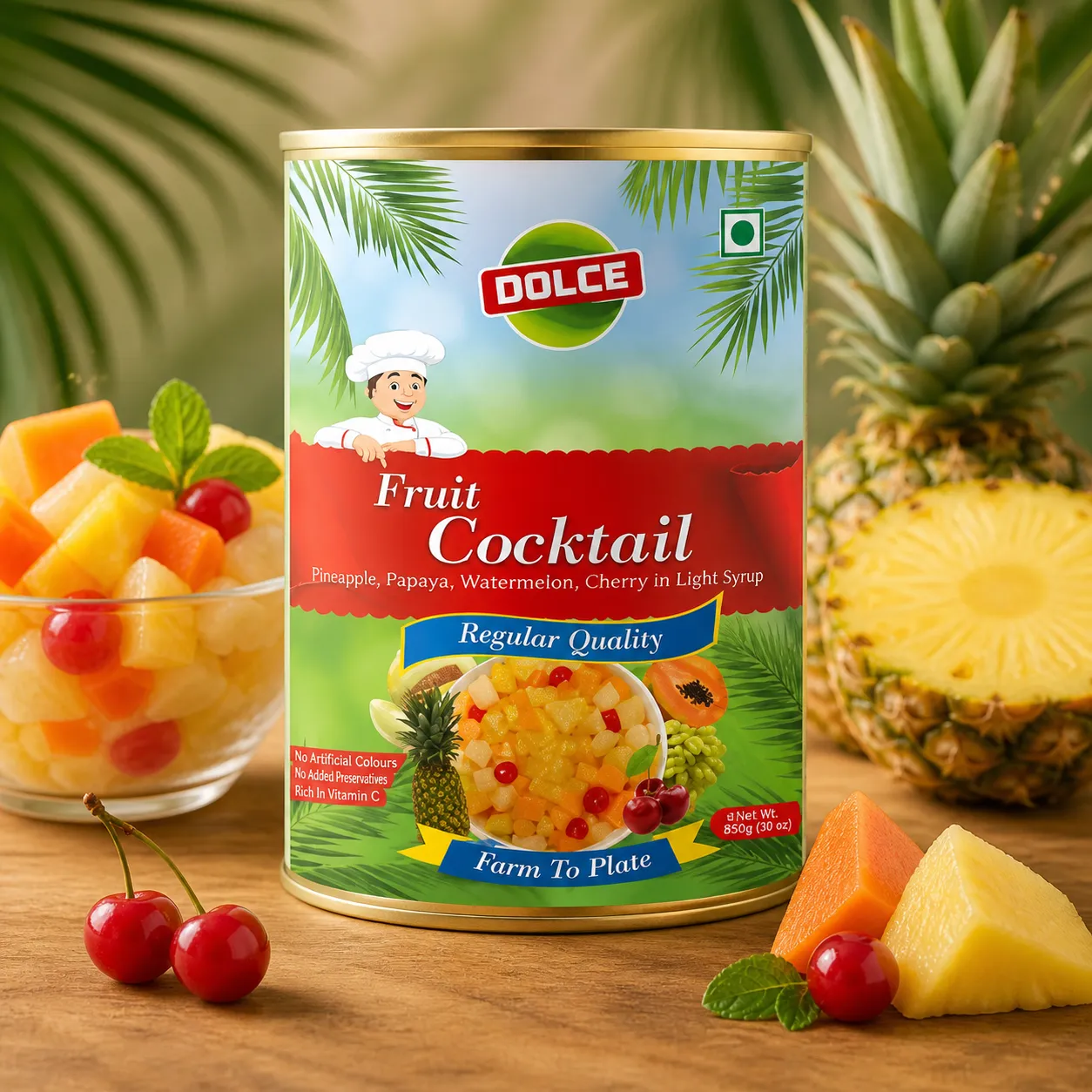 DOLCE FRUIT COCKTAIL SCUT *840 GMS*