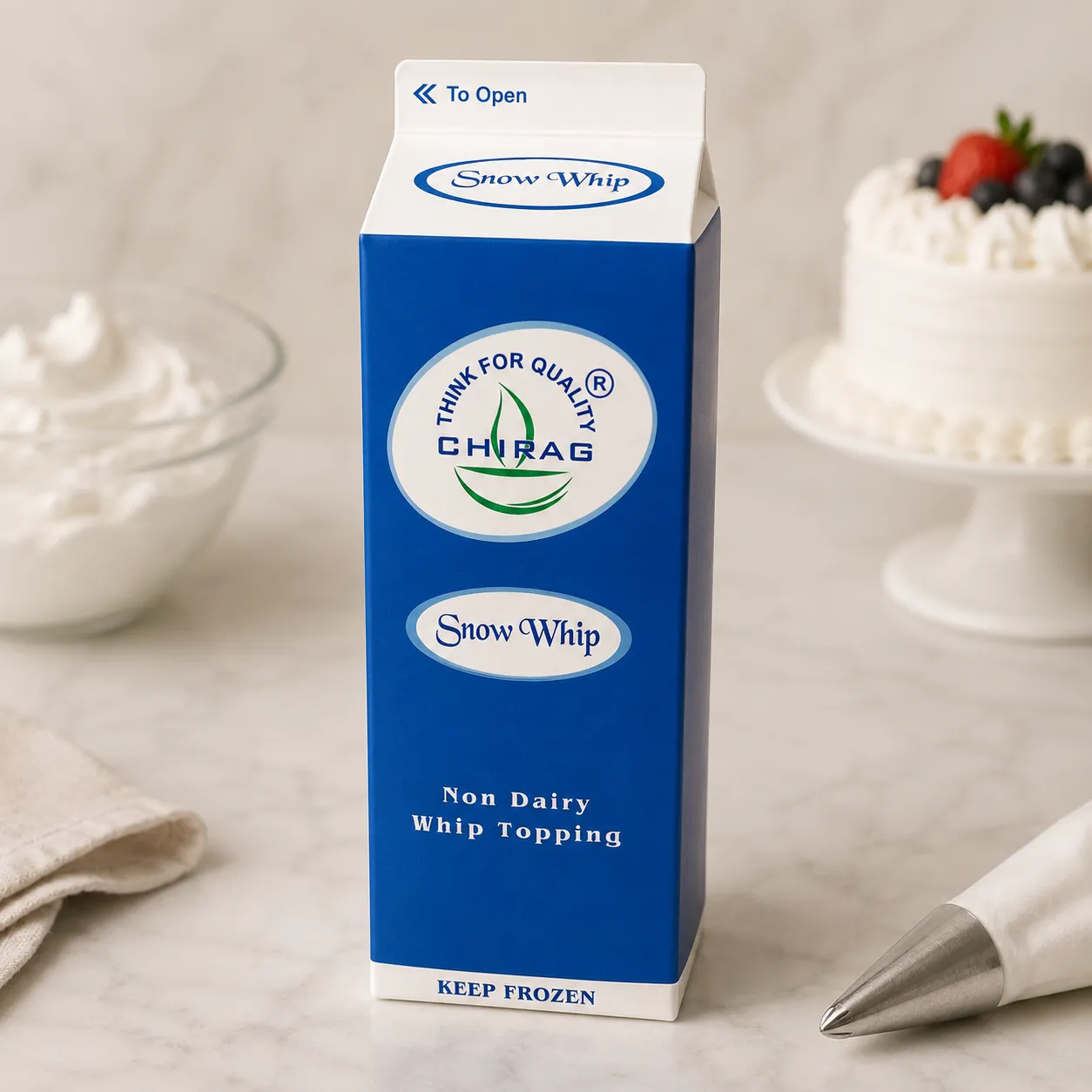 CHIRAG SNOW WHIP NON DAIRY CREAM *1 KG*