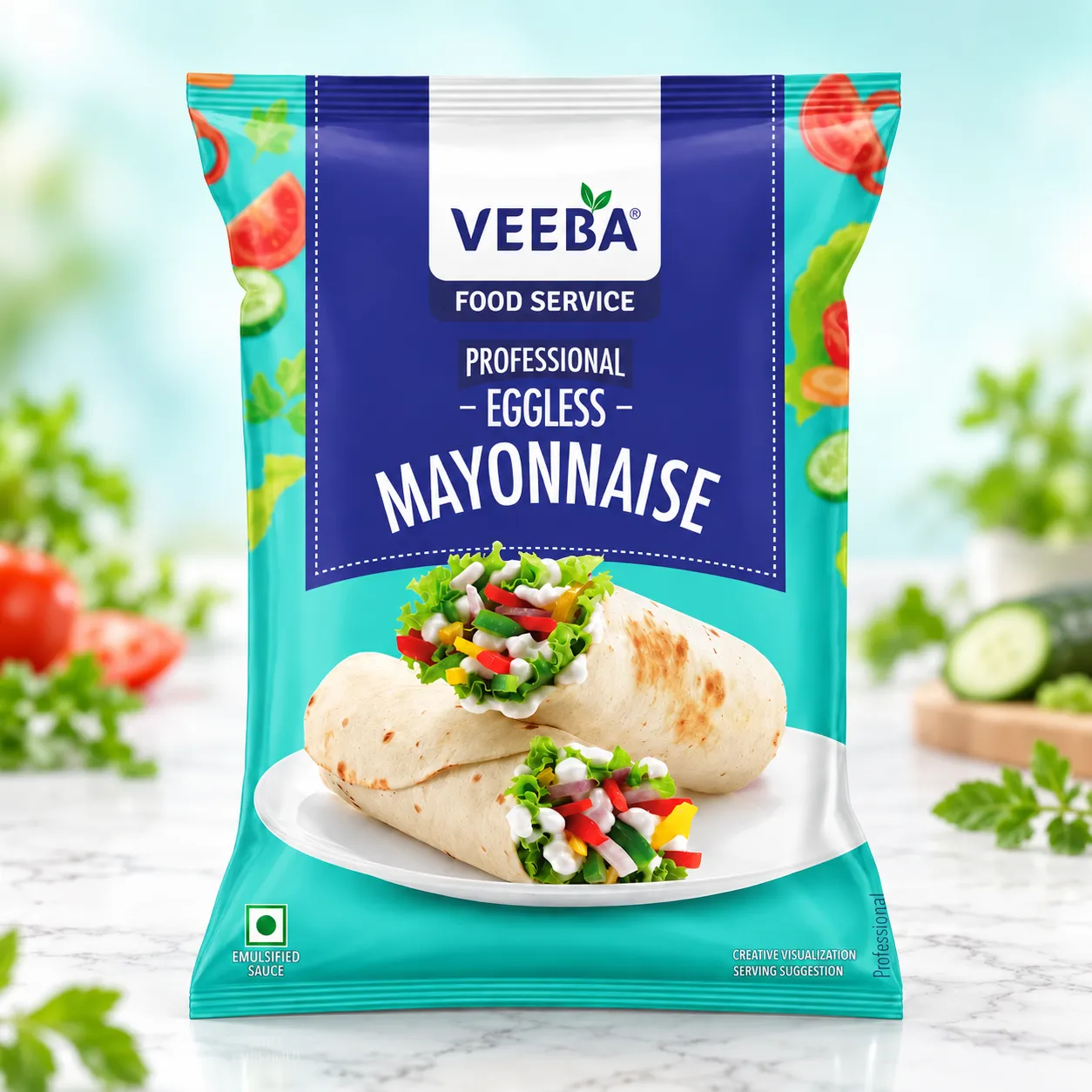 VEEBA EGGLESS MAYONNAISE PROFESSIONAL *1 KGS*
