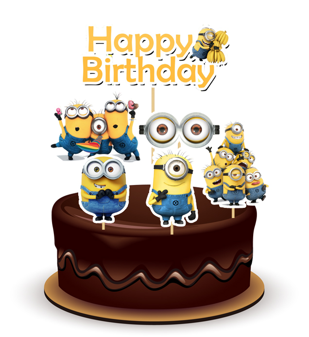 Joyful Minion Theme Topper *1 Set*