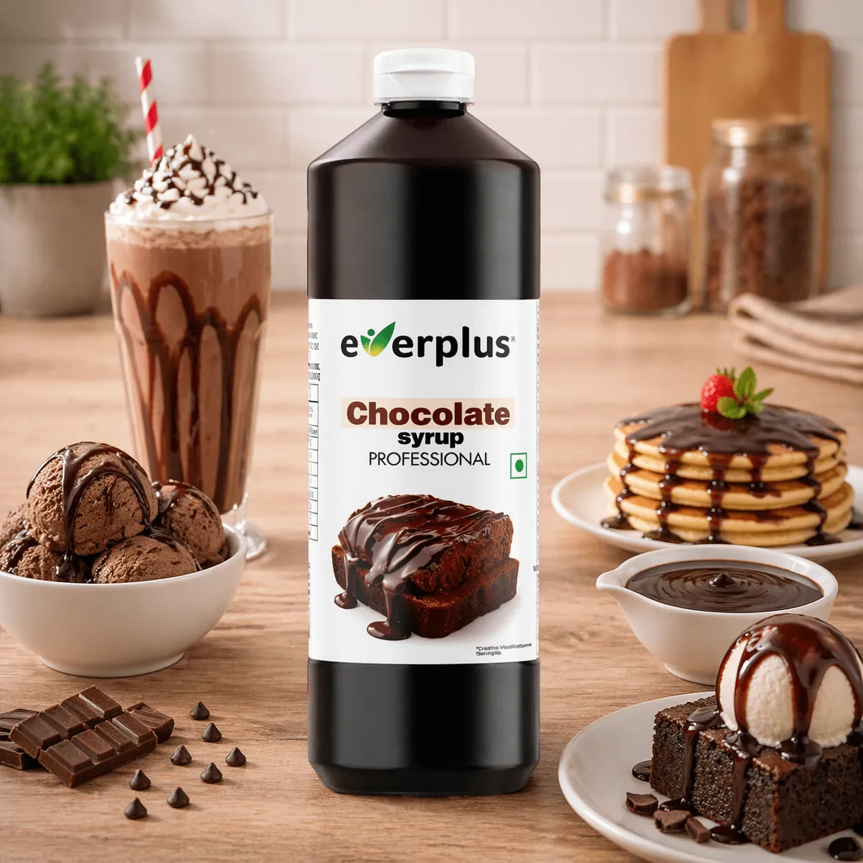 EVERPLUS CHOCOLATE SYRUP *1.3 KGS*