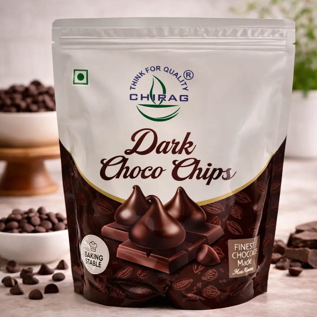 CHIRAG CHOCO CHIPS DARK *1 KGS*