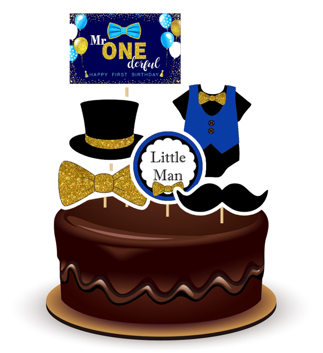Joyful Mr. Onderfull Theme Topper *1 Set* 