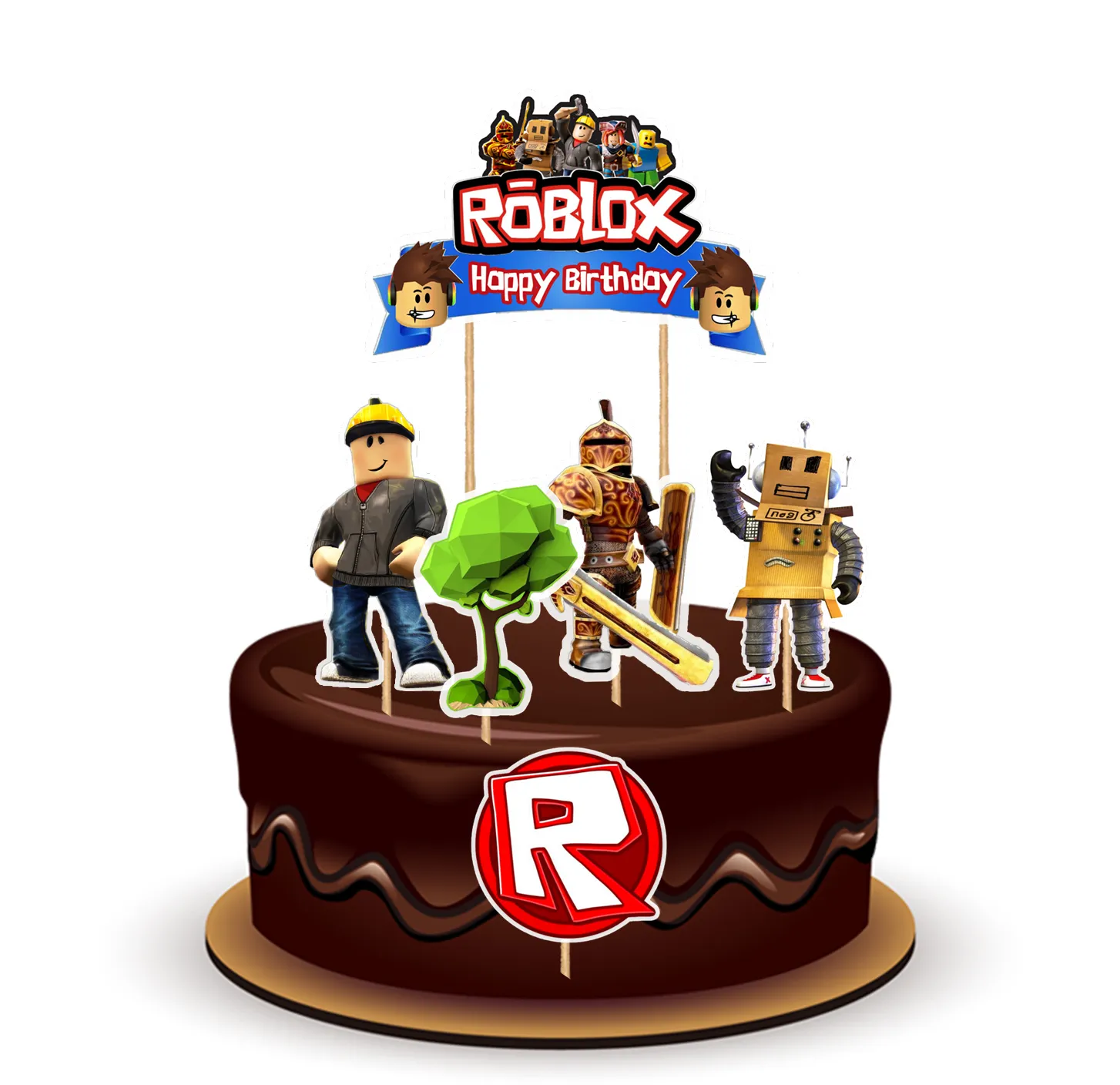 JOYFUL ROBLOX THEME TOPPER *1 SET*