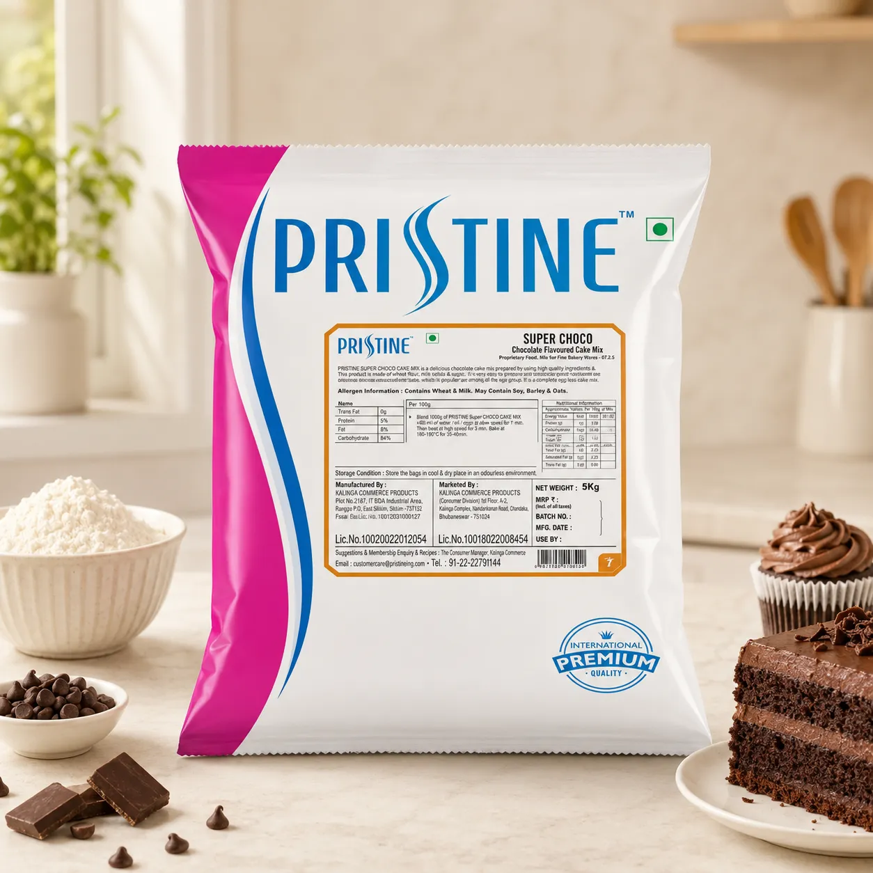 PRISTINE SUPER VEG CHOCOLATE PREMIX *5 KGS*