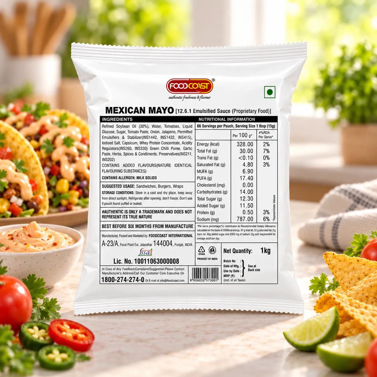 FOODCOAST MEXICAN MAYO *1KGS*