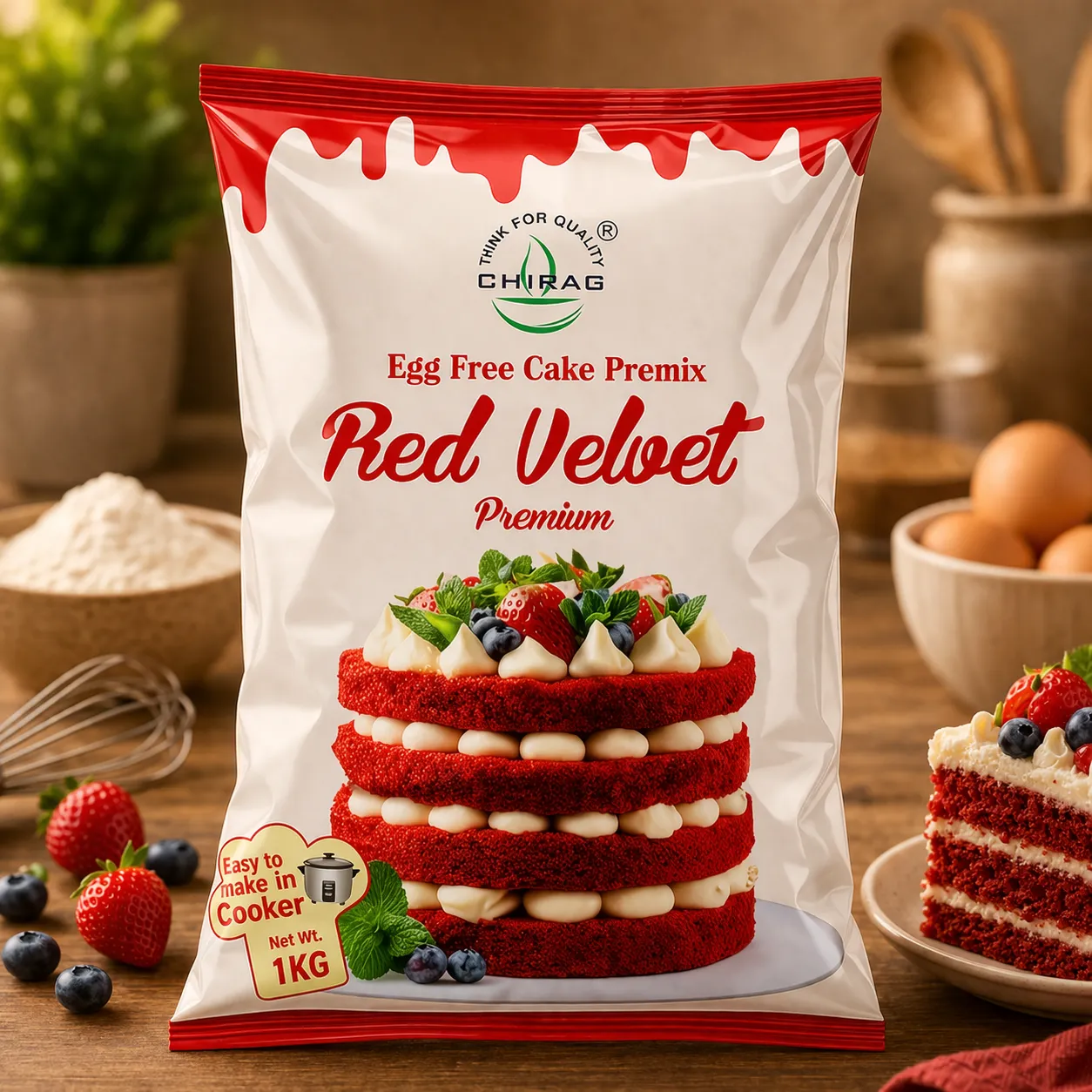 CHIRAG PREMIUM RED VELVET PREMIX *1 KGS*