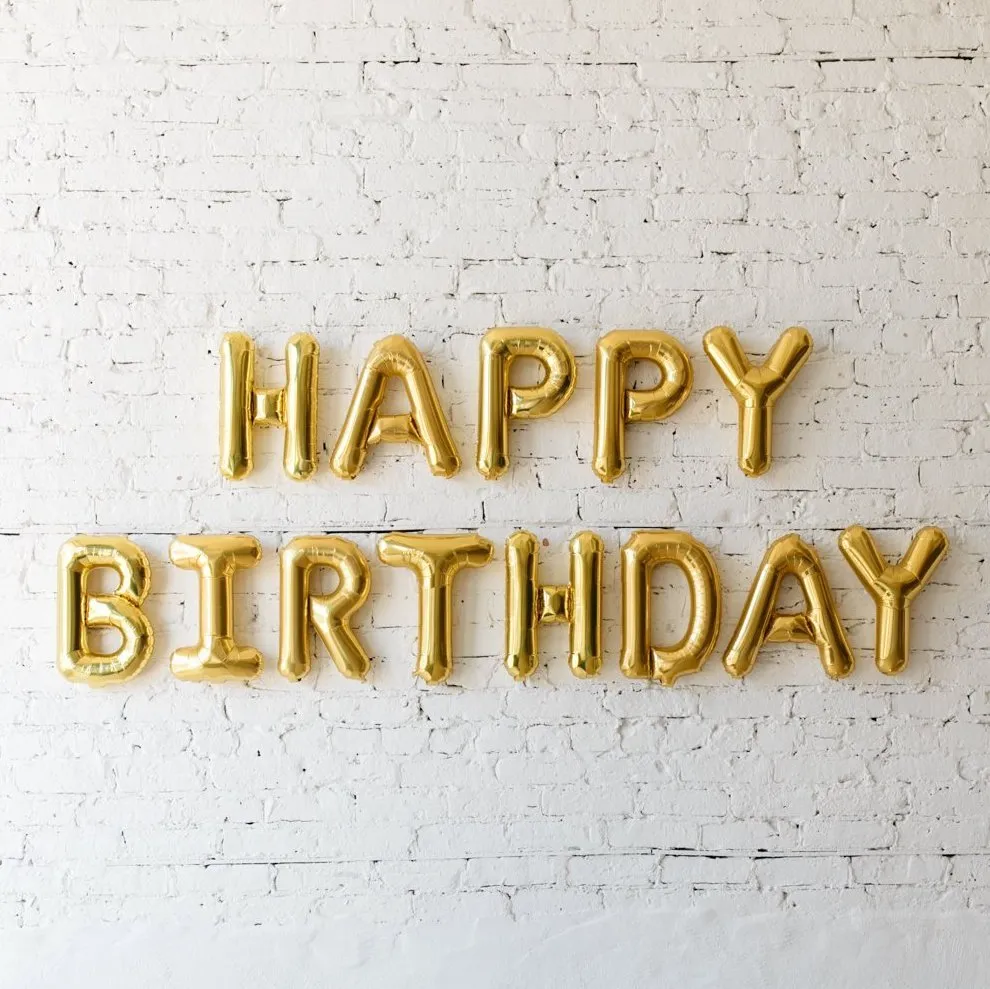 HAPPY BIRTHDAY FOIL BALOON SET