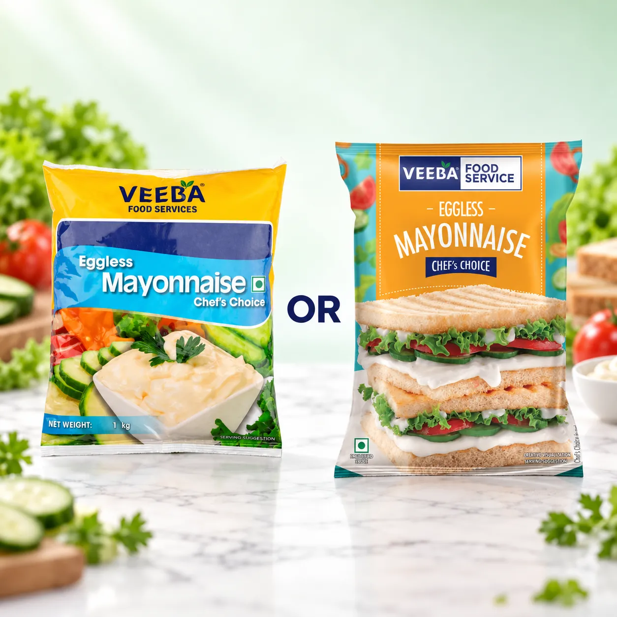 VEEBA EGGLESS MAYONNAISE CHEF'S CHOICE *1 KGS*