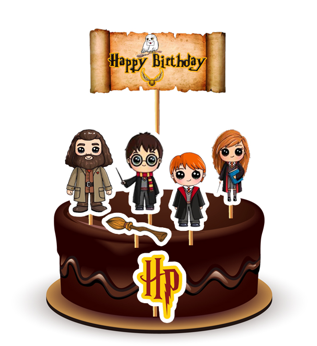 Joyful Herry Potter Theme Topper *1 Set* 
