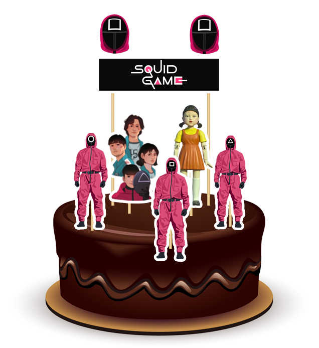Joyful Squeed Game Theme Topper *1 Set*