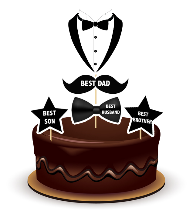 Joyful Best Man Theme Topper *1 Set* 