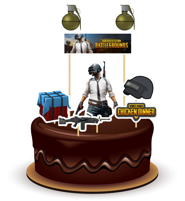 Joyful Pub-G Theme Topper *1 Set*