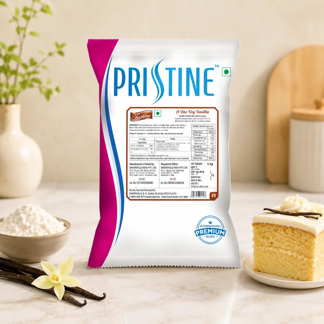 PRISTINE TRISTAR A ONE VEG VANILLA PREMIX *5 KGS*