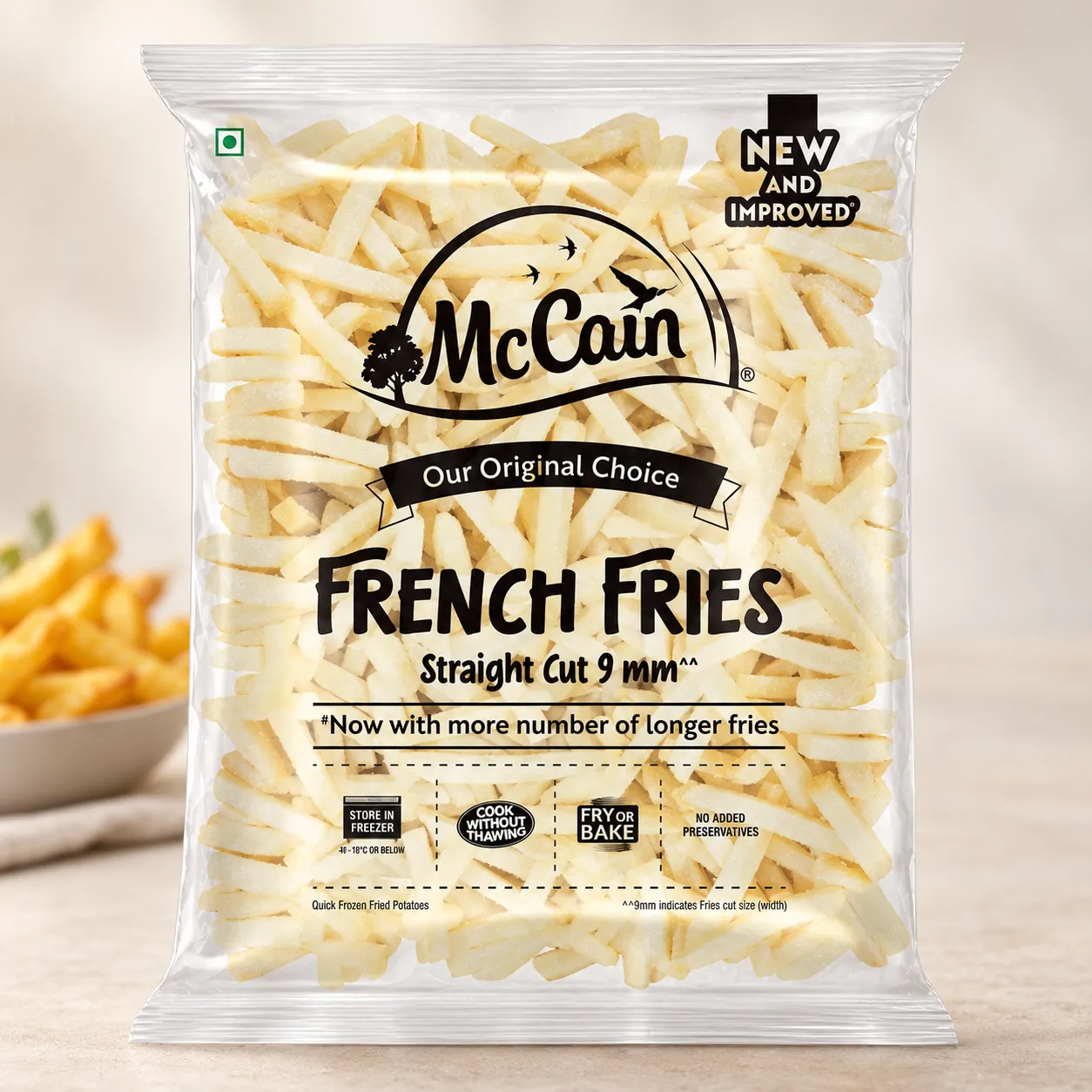 MCCAIN FRENCH FRIES REGULAR *2.5 KGS*