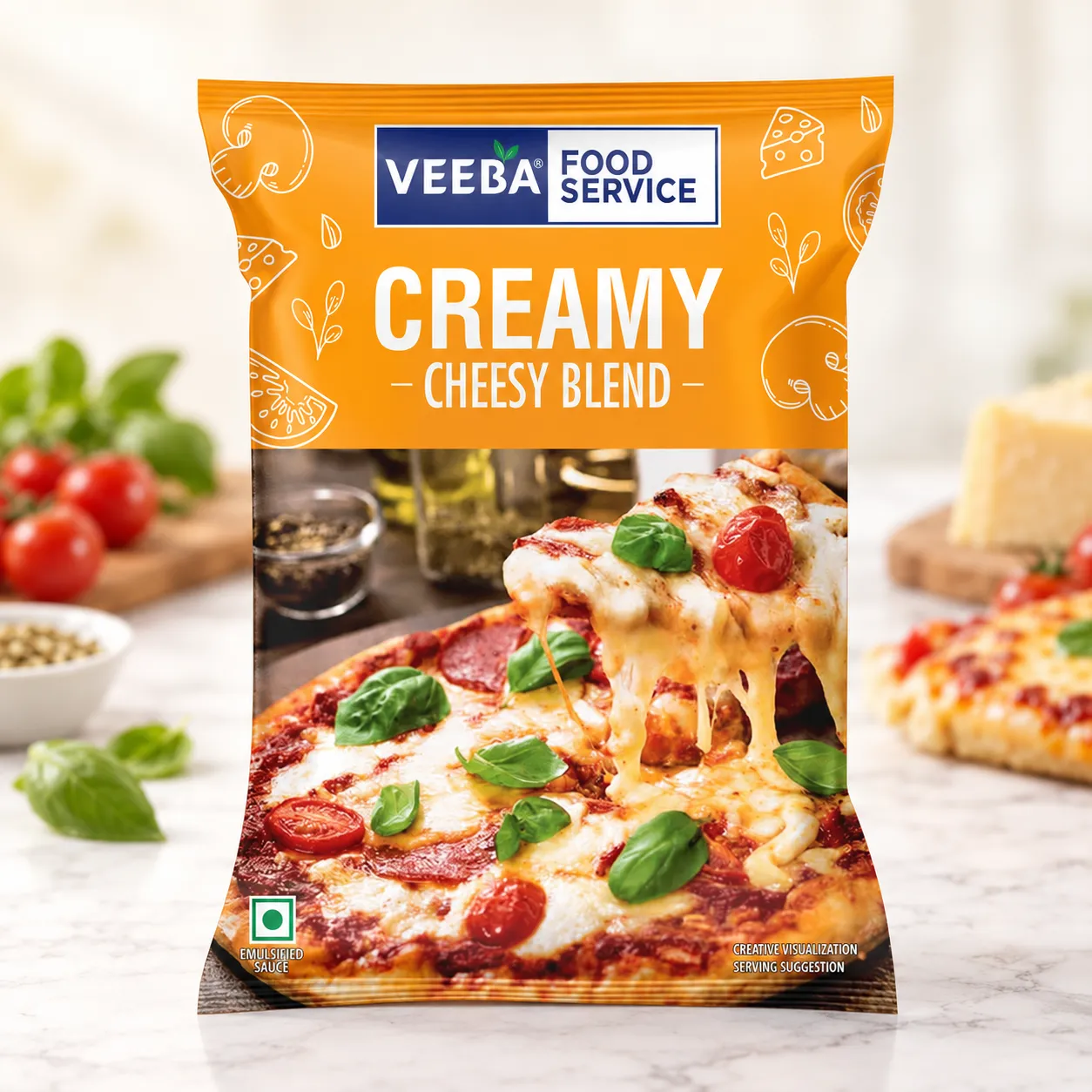 VEEBA CREAMY CHEESE BLEND *1 KGS*