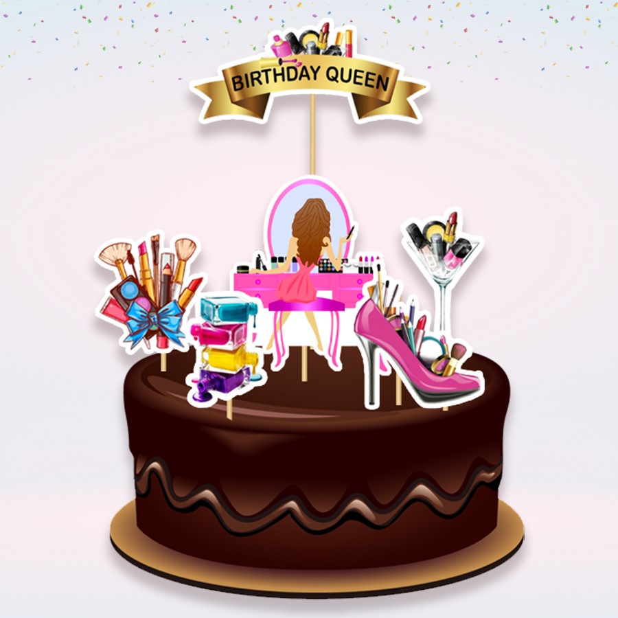Joyful HD Makup Paper Theme Topper *1 Set* 